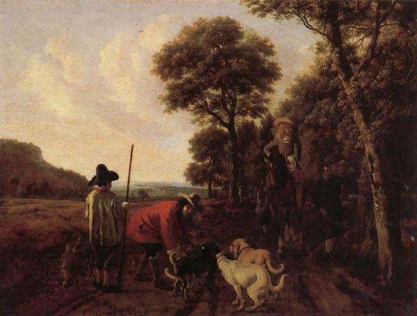 Ludolf de Jongh Hunters and Dogs China oil painting art